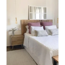 Tête De Lit En Bois Flandes II Chêne Foncé 180x80cm 16 Tête De Lit En Bois Flandes II Chêne Foncé 180x80cm -Sominova Soldes Boutique tete de lit et pont de lit 8829917