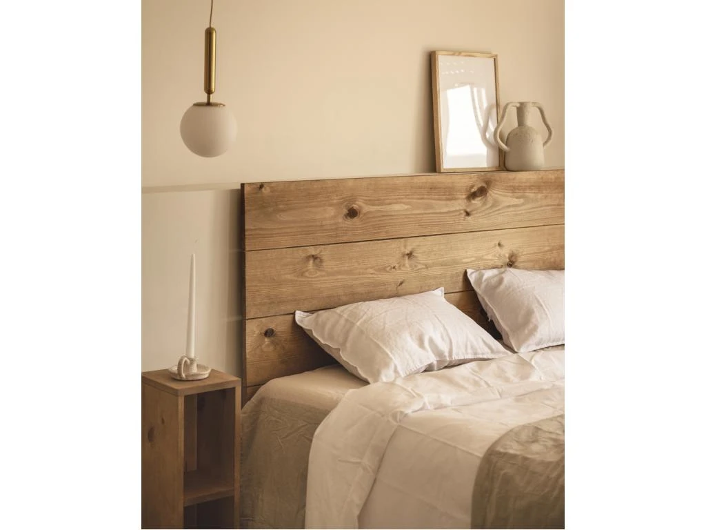 Tête De Lit En Bois Flandes Chêne Foncé 160x80cm 4 Tête De Lit En Bois Flandes Chêne Foncé 160x80cm – Image 2