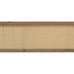 Tête De Lit Ellen Raphia Chêne Foncé 200x60cm