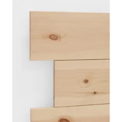 Tête De Lit En Bois Flandes III Naturel 80x60cm -Sominova Soldes Boutique tete de lit et pont de lit 8830583