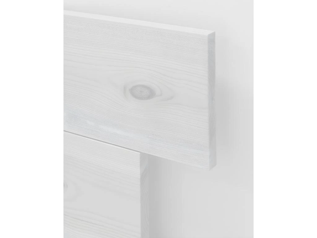 Tête De Lit En Bois Flandes III Blanc 120x60cm 5 Tête De Lit En Bois Flandes III Blanc 120x60cm – Image 3
