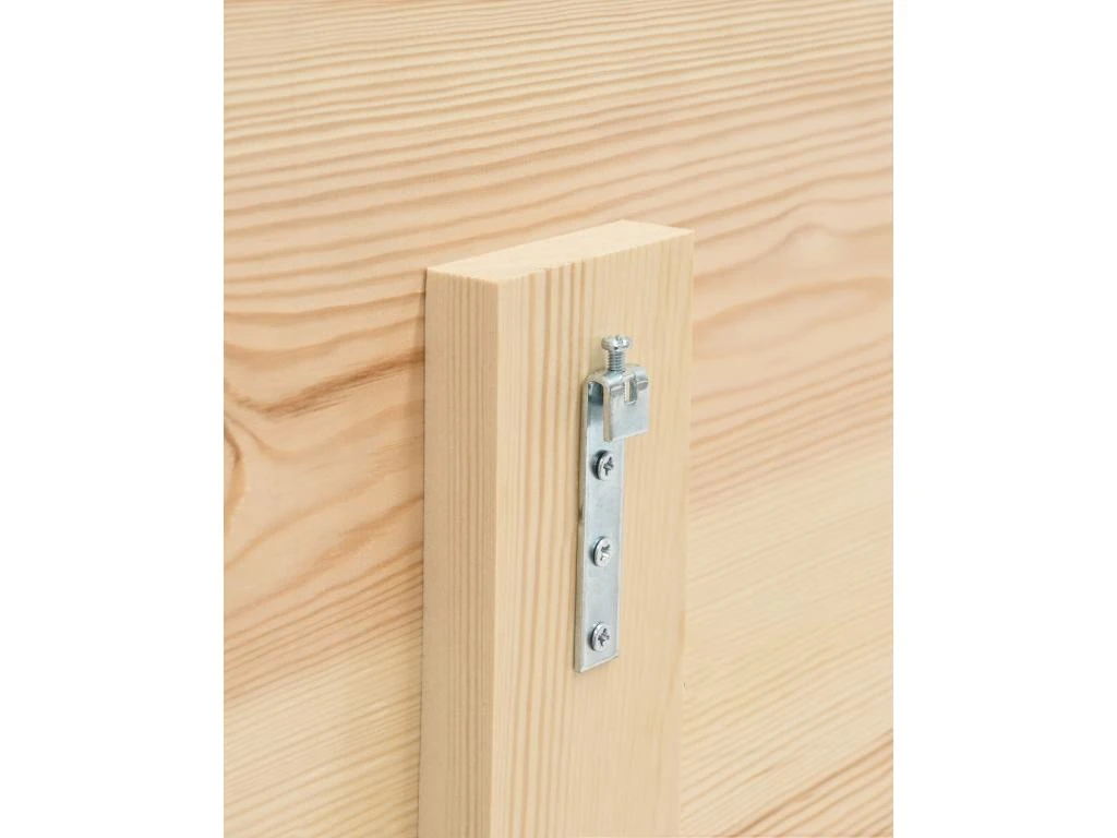 Tête De Lit En Bois Blanche Décapé 180x80cm 6 Tête De Lit En Bois Blanche Décapé 180x80cm – Image 4