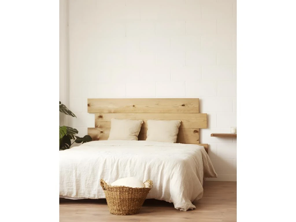 Tête De Lit En Bois Flandes III Chêne Foncé 120x60cm 4 Tête De Lit En Bois Flandes III Chêne Foncé 120x60cm – Image 2