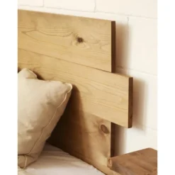 Tête De Lit En Bois Flandes III Chêne Foncé 120x60cm 10 Tête De Lit En Bois Flandes III Chêne Foncé 120x60cm -Sominova Soldes Boutique tete de lit et pont de lit 8830925