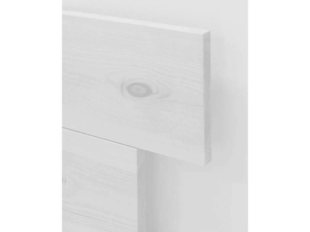 Tête De Lit En Bois Flandes III Blanc 140x80cm 5 Tête De Lit En Bois Flandes III Blanc 140x80cm – Image 3