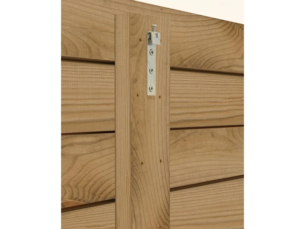 Tête De Lit Cairo Horizontale Chêne Foncé 100x60cm 6 Tête De Lit Cairo Horizontale Chêne Foncé 100x60cm – Image 4