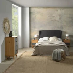 Tête De Lit Tapissée Munich Oreiller 140x60 Cm Couleur Gris Foncé -Sominova Soldes Boutique tete de lit et pont de lit 9158077