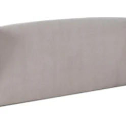 Tête De Lit Tapissée Munich Oreiller 140x60 Cm Couleur Gris