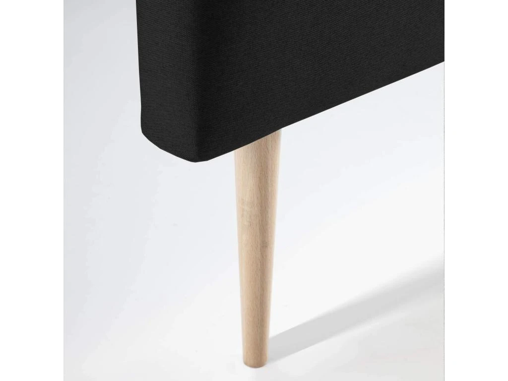 Tête De Lit Oslo 160x100 Cm, Capitonnée Tissu Anthracite, Épaisseur De 8 Cm 5 Tête De Lit Oslo 160x100 Cm, Capitonnée Tissu Anthracite, Épaisseur De 8 Cm – Image 3