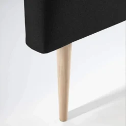 Tête De Lit Oslo 140x100 Cm, Capitonnée Tissu Anthracite, Épaisseur De 8 Cm -Sominova Soldes Boutique tete de lit et pont de lit 9158167