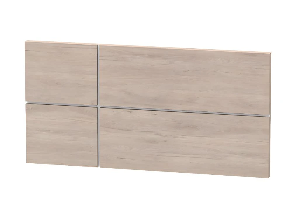 Tête De Lit Enfant Coloris Effet Bois/blanc - Hauteur 50 X Longueur 100 X Profondeur 3.2 Cm 3 Tête De Lit Enfant Coloris Effet Bois/blanc - Hauteur 50 X Longueur 100 X Profondeur 3.2 Cm