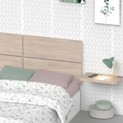 Tête De Lit Enfant Coloris Effet Bois/blanc - Hauteur 50 X Longueur 100 X Profondeur 3.2 Cm 7 Tête De Lit Enfant Coloris Effet Bois/blanc - Hauteur 50 X Longueur 100 X Profondeur 3.2 Cm -Sominova Soldes Boutique tete de lit et pont de lit 9407089