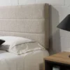 Tête De Lit Tapissée Miconos 160x60 Cm Couleur Beige, 8 Cm D'épaisseur -Sominova Soldes Boutique tete de lit et pont de lit 9407239