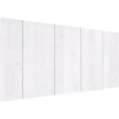 Tête De Lit Albin 100x60 Cm, Imitation Bois, Mdf Avec Imprimé Réaliste
