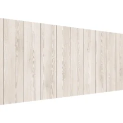 Tête De Lit Fresno 200x60 Cm, Imitation Bois, Mdf Avec Imprimé Réaliste