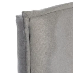 Tête De Lit Berlin 140x100 Cm, Tissu Gris, Épaisseur Totale De 8 Cm -Sominova Soldes Boutique tete de lit et pont de lit 9864171