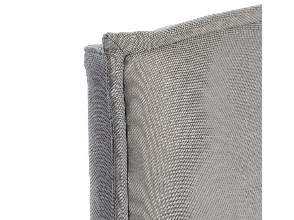 Tête De Lit Berlin 160x100 Cm, Tissu Gris, Épaisseur Totale De 8 Cm 5 Tête De Lit Berlin 160x100 Cm, Tissu Gris, Épaisseur Totale De 8 Cm – Image 3