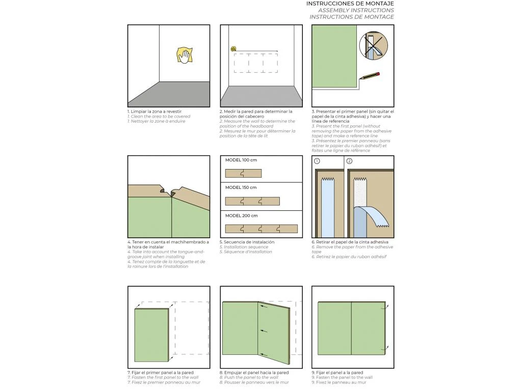 Tête De Lit Fresno 100x60 Cm, Imitation Bois, Mdf Avec Imprimé Réaliste 6 Tête De Lit Fresno 100x60 Cm, Imitation Bois, Mdf Avec Imprimé Réaliste – Image 4