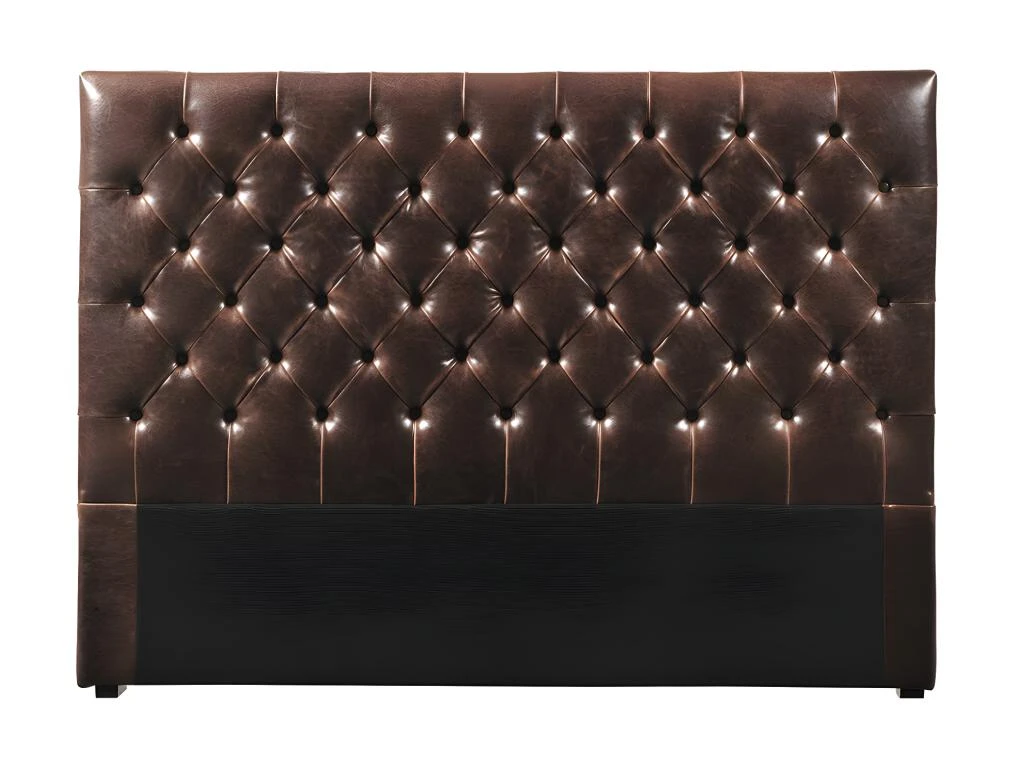 Tête De Lit 160 Cm AURELE - Cuir Vieilli 3 Tête De Lit 160 Cm AURELE - Cuir Vieilli