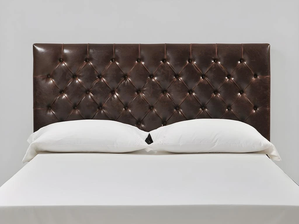 Tête De Lit 160 Cm AURELE - Cuir Vieilli 4 Tête De Lit 160 Cm AURELE - Cuir Vieilli – Image 2