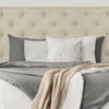 Tête De Lit Capitonnée NADRA - 170cm - Tissu - Beige -Sominova Soldes Boutique tete de lit 387535