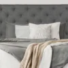 Tête De Lit Capitonnée NADRA - 170cm - Tissu - Gris -Sominova Soldes Boutique tete de lit 387539