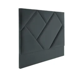 Tête De Lit KANDRA - 170 Cm - Velours - Gris -Sominova Soldes Boutique tete de lit 410797