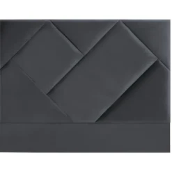 Tête De Lit KANDRA - 170 Cm - Velours - Gris -Sominova Soldes Boutique tete de lit 410799