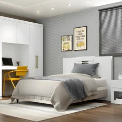 Tête De Lit Extensible MARABA - 150/160 Cm - Blanc -Sominova Soldes Boutique tete de lit 427163