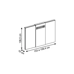 Tête De Lit Extensible MARABA - 150/160 Cm - Chêne 15 Tête De Lit Extensible MARABA - 150/160 Cm - Chêne -Sominova Soldes Boutique tete de lit 427263