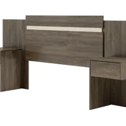 Tête De Lit Extensible Avec Chevets - 140/160 Cm - Marron - PARATI -Sominova Soldes Boutique tete de lit 427407