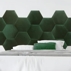 Panneaux Muraux Tête De Lit - 220 Cm - Velours - Vert - HOPE De Pascal Morabito -Sominova Soldes Boutique tete de lit 447255