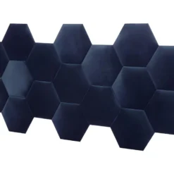 Panneaux Muraux Tête De Lit - 220 Cm - Velours - Bleu - HOPE De Pascal Morabito -Sominova Soldes Boutique tete de lit 447265