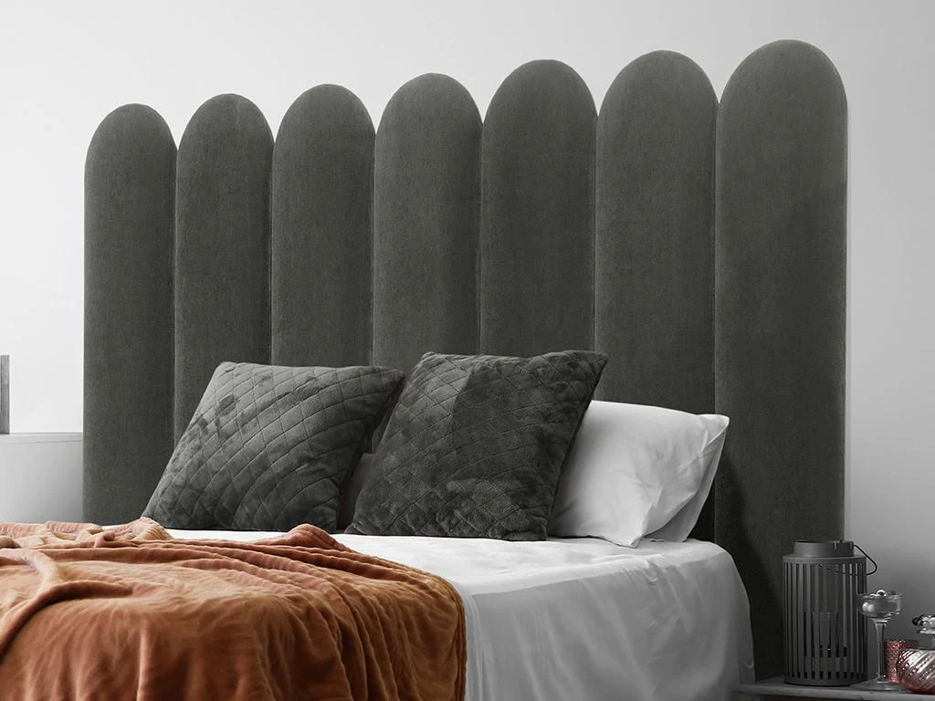 Panneaux Muraux Tête De Lit - 210 Cm - Velours - Gris - JAPI De Pascal Morabito 9 Panneaux Muraux Tête De Lit - 210 Cm - Velours - Gris - JAPI De Pascal Morabito – Image 7