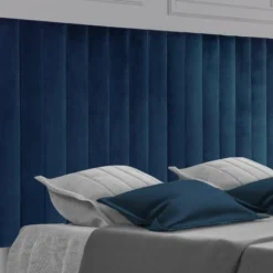 Panneaux Muraux Tête De Lit - 220 Cm - Velours - Bleu - GONDA De Pascal Morabito 20 Panneaux Muraux Tête De Lit - 220 Cm - Velours - Bleu - GONDA De Pascal Morabito -Sominova Soldes Boutique tete de lit 448139