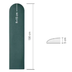 Panneaux Muraux Tête De Lit - 210 Cm - Velours - Gris - JAPI De Pascal Morabito 21 Panneaux Muraux Tête De Lit - 210 Cm - Velours - Gris - JAPI De Pascal Morabito -Sominova Soldes Boutique tete de lit 451123