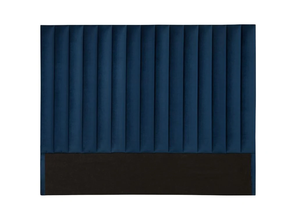 Tête De Lit Coutures Verticales SARAH - 150 Cm - Velours - Bleu Nuit 6 Tête De Lit Coutures Verticales SARAH - 150 Cm - Velours - Bleu Nuit – Image 4