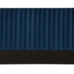 Tête De Lit Coutures Verticales SARAH - 170 Cm - Velours - Bleu Nuit -Sominova Soldes Boutique tete de lit 473289