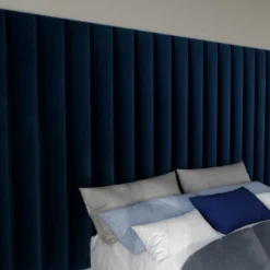 Panneaux Muraux Tête De Lit - 220 Cm - Velours - Bleu - GONDA De Pascal Morabito 17 Panneaux Muraux Tête De Lit - 220 Cm - Velours - Bleu - GONDA De Pascal Morabito -Sominova Soldes Boutique tete de lit 476889