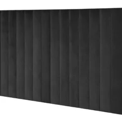 Panneaux Muraux Tête De Lit - 220 Cm - Velours - Gris - GONDA De Pascal Morabito -Sominova Soldes Boutique tete de lit 480379