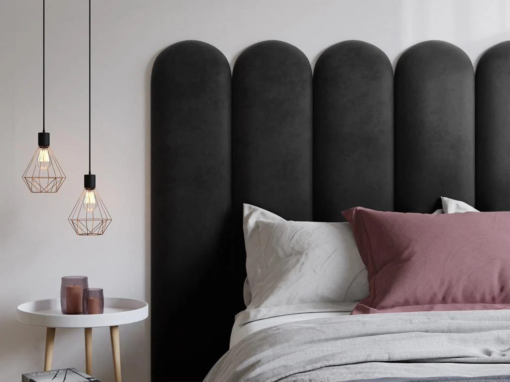 Panneaux Muraux Tête De Lit - 210 Cm - Velours - Gris - JAPI De Pascal Morabito 7 Panneaux Muraux Tête De Lit - 210 Cm - Velours - Gris - JAPI De Pascal Morabito – Image 5