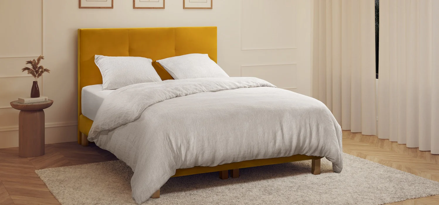 Sominova Soldes Boutique -Sominova Soldes Boutique Ambiance literie sommier moutarde compressed